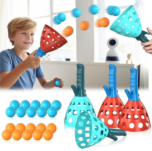 Bennol Outdoor Game Toys for Kids Boys with 20 Balls, Pop Pass Catch Ball Game Outdoor Outside Toys Gifts for 3 4 5 6 7 8+ Year Old Boys Kids, Outside Outdoor Toys Gifts for Kids Boys Ages 3-5 4-8