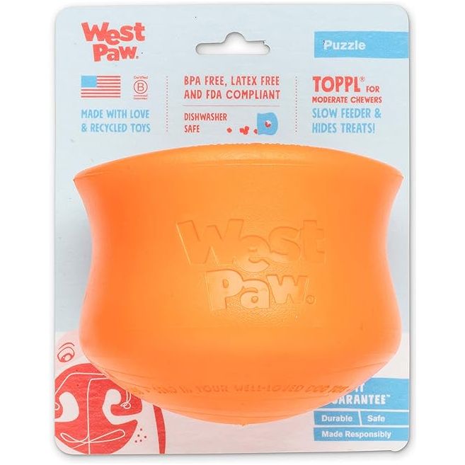 West Paw Zogoflex Toppl Treat Dispensing Dog Toy Puzzle X-Large