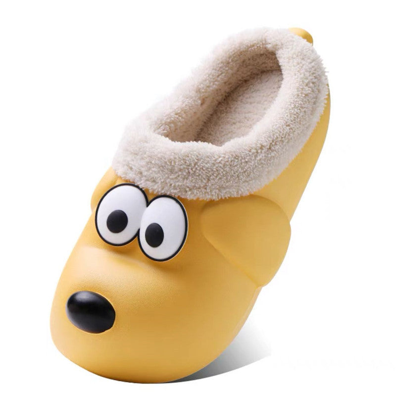 Cute Dog Winter Slippers