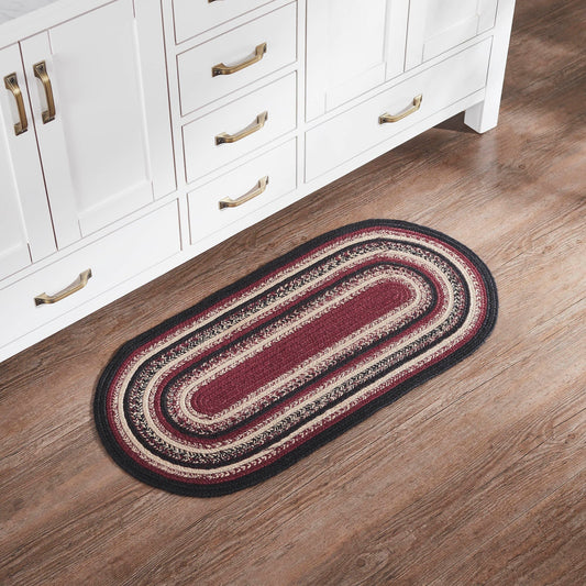 Connell Oval Braided Rug 17x36"