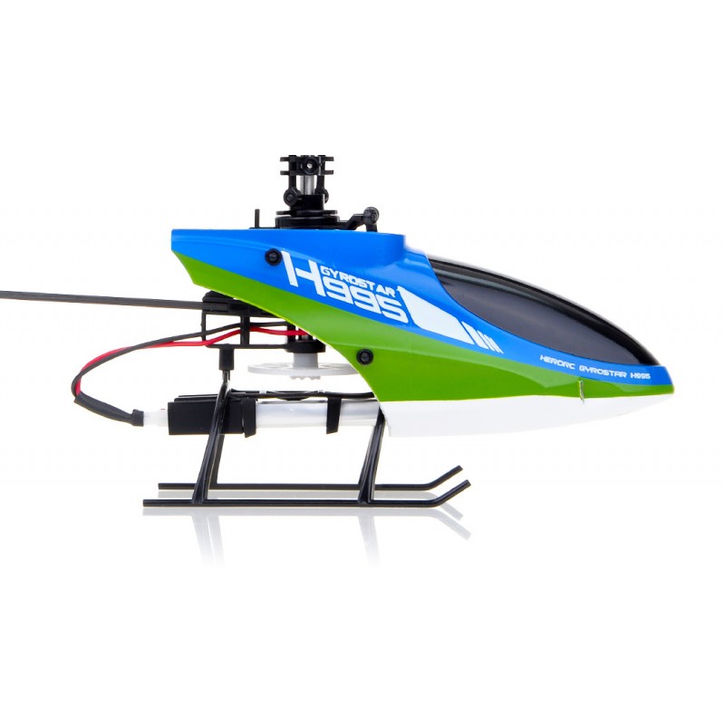 t313 Hero RC 4CH RC Remote Control Helicopter H995 (XIEDA 9958) 2.4GHz Single Propeller Blade Fixed Pitch with Gyro - yellow