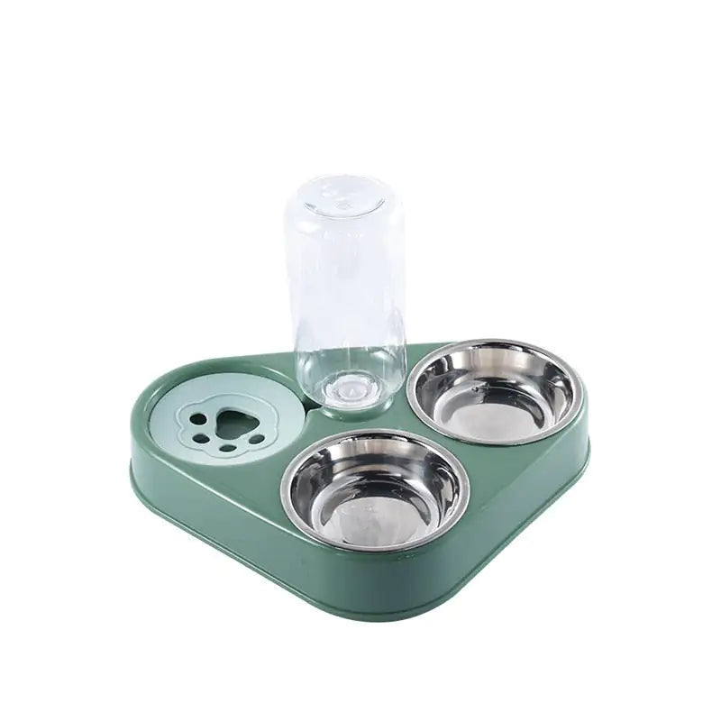 Cat food dispenser Green