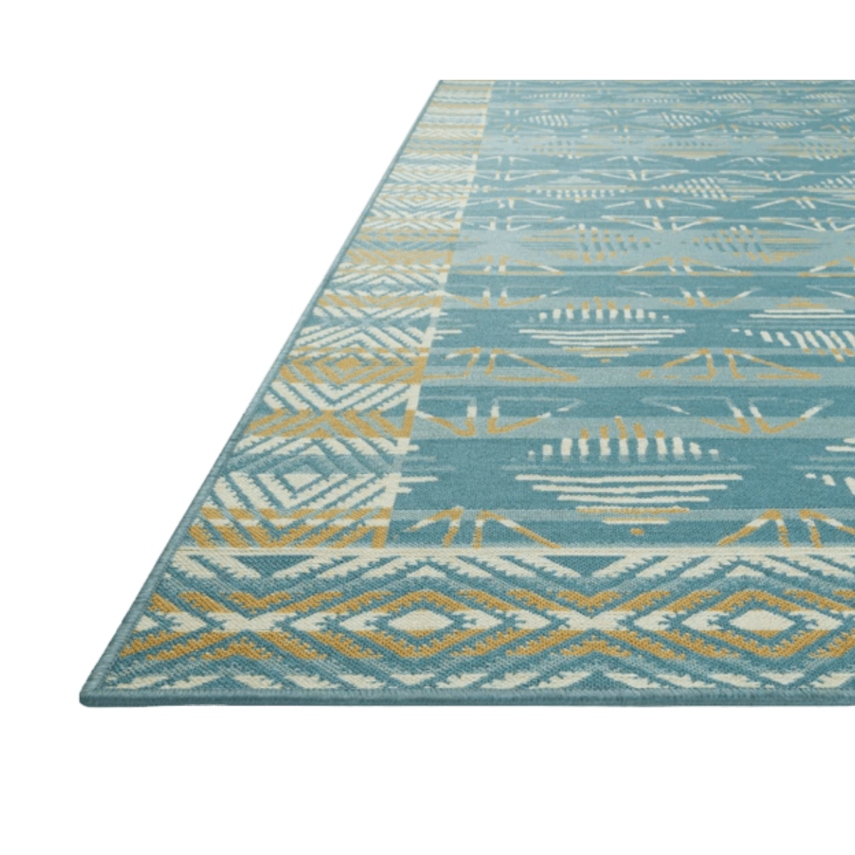 Ari Ocean/Gold Rug by Justina Blakeney® X Loloi