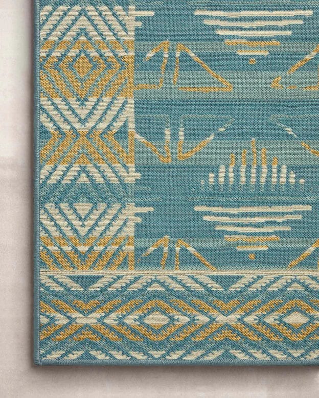 Ari Ocean/Gold Rug by Justina Blakeney® X Loloi