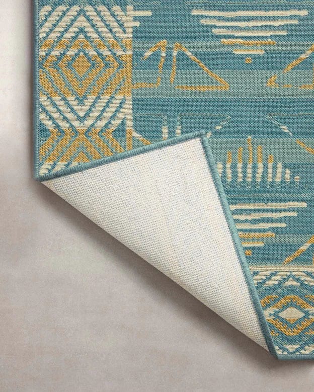 Ari Ocean/Gold Rug by Justina Blakeney® X Loloi