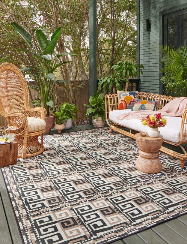 Ari Natural/Black Rug by Justina Blakeney® X Loloi