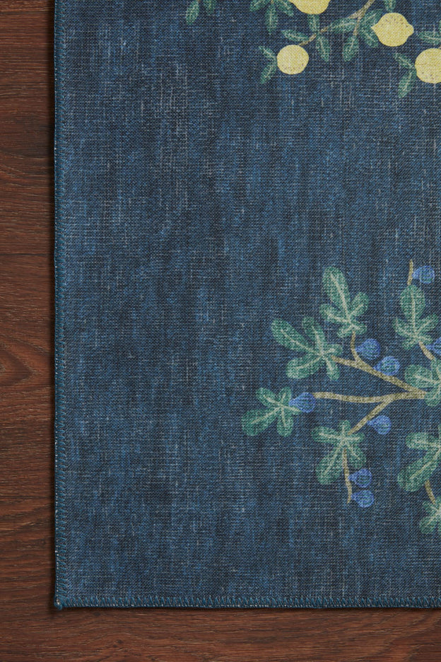Rifle Paper Co x Loloi Atelier Rug - Topiary Indigo