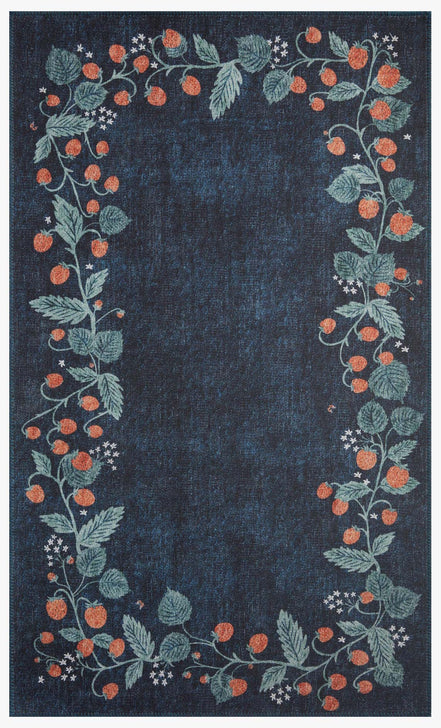 Rifle Paper Co x Loloi Atelier Rug - Strawberries Navy