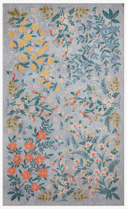Rifle Paper Co x Loloi Atelier Rug - Wildwood Slate