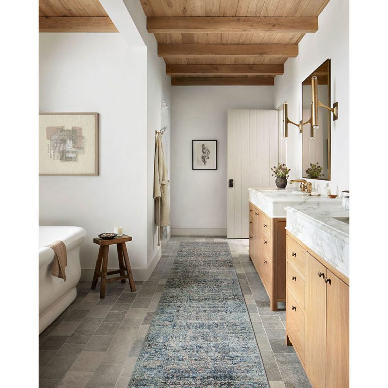 Amber Lewis x Loloi Billie Rug - Denim Blush