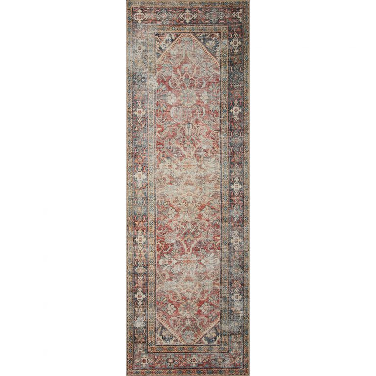 Amber Lewis x Loloi Georgie Rug - Red Navy