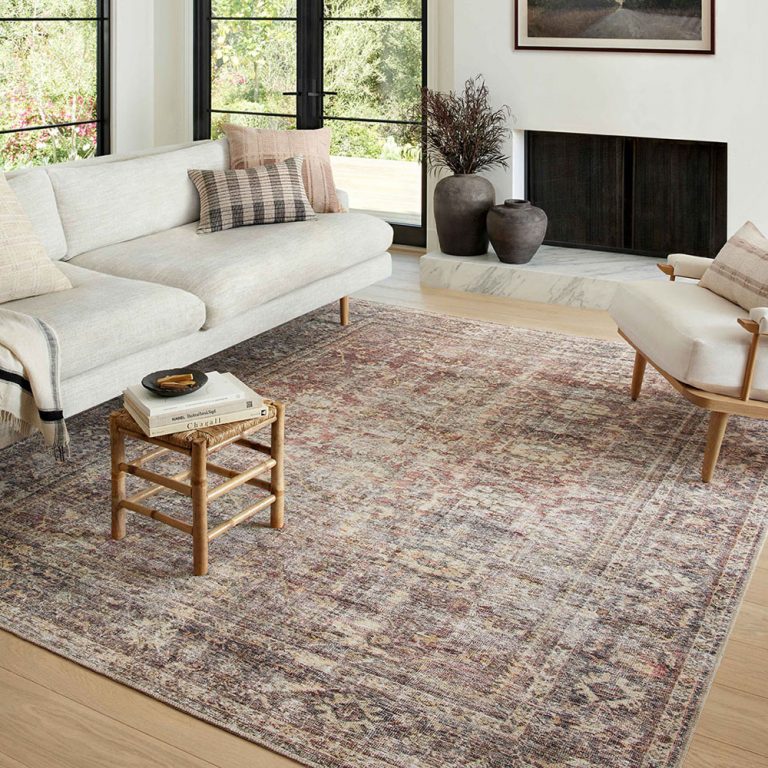 Amber Lewis x Loloi Georgie Rug - Bordeaux Antique