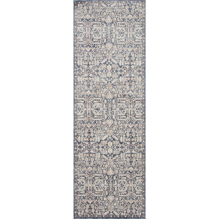Amber Lewis x Loloi Zuma Rug - Blue Ivory