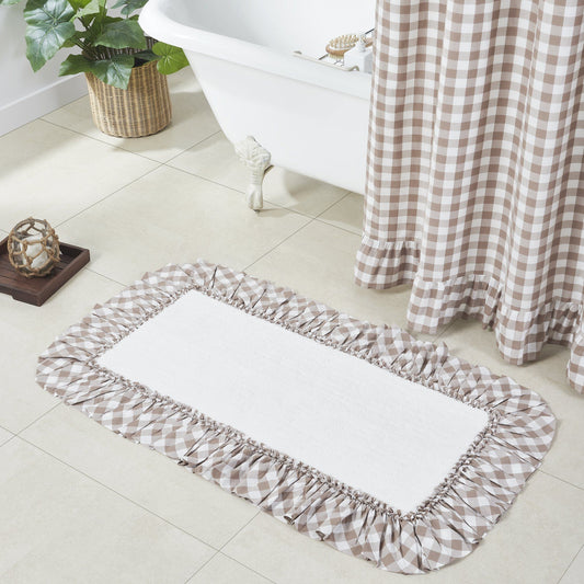 Annie Portabella Buffalo Check Bathmat 27x48"