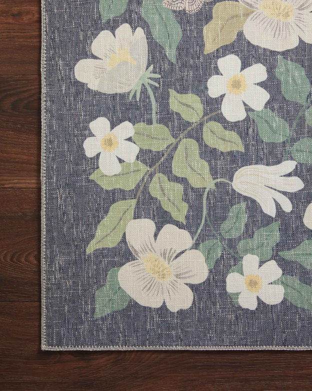 Rifle Paper Co x Loloi Cotswolds Rug - Primrose Charcoal