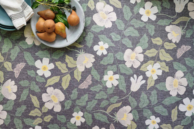 Rifle Paper Co x Loloi Cotswolds Rug - Primrose Charcoal