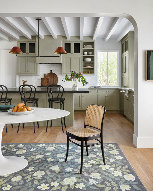 Rifle Paper Co x Loloi Cotswolds Rug - Primrose Charcoal