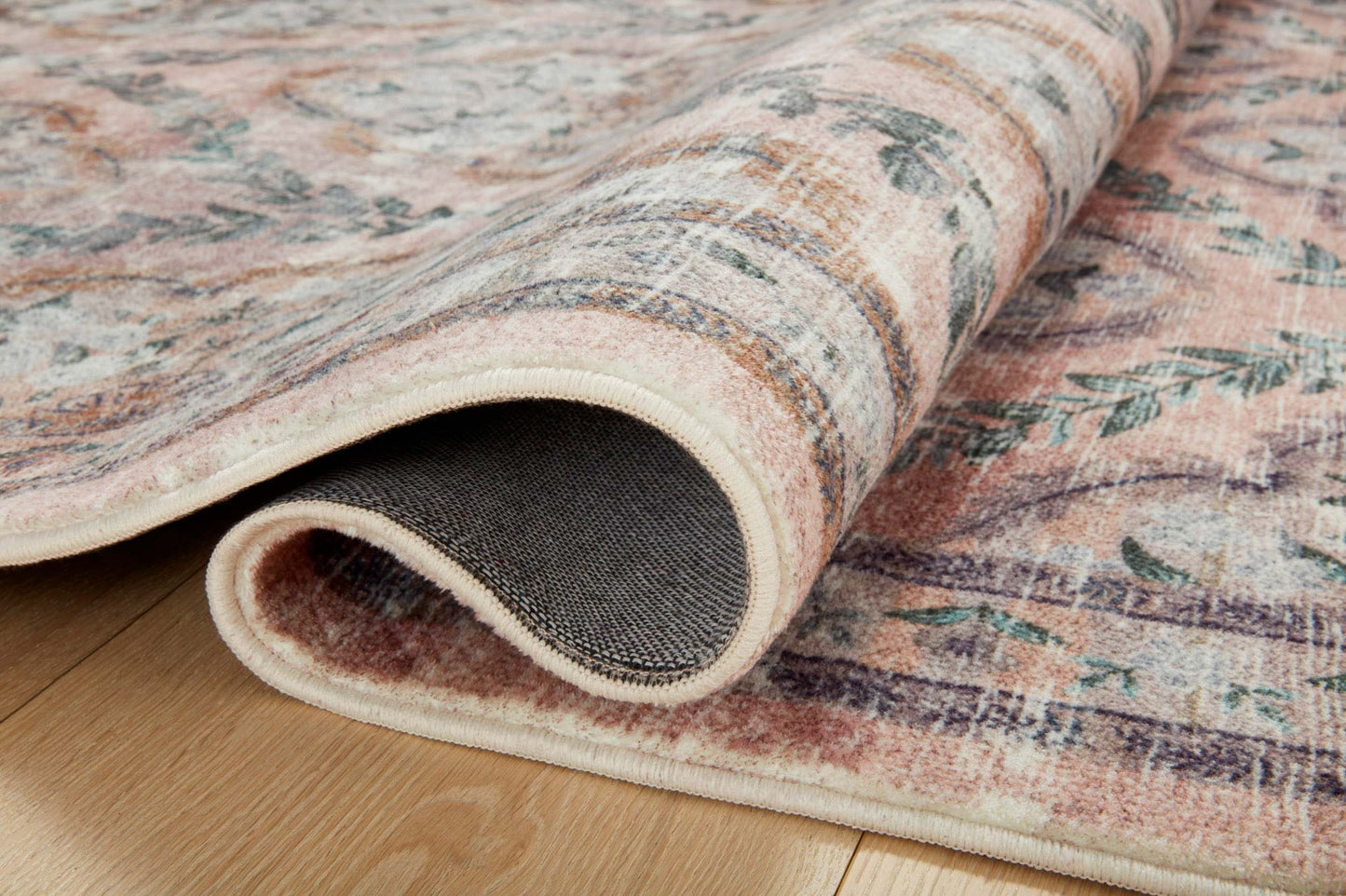 Rifle Paper Co x Loloi Courtyard Rug - Chateau Blush