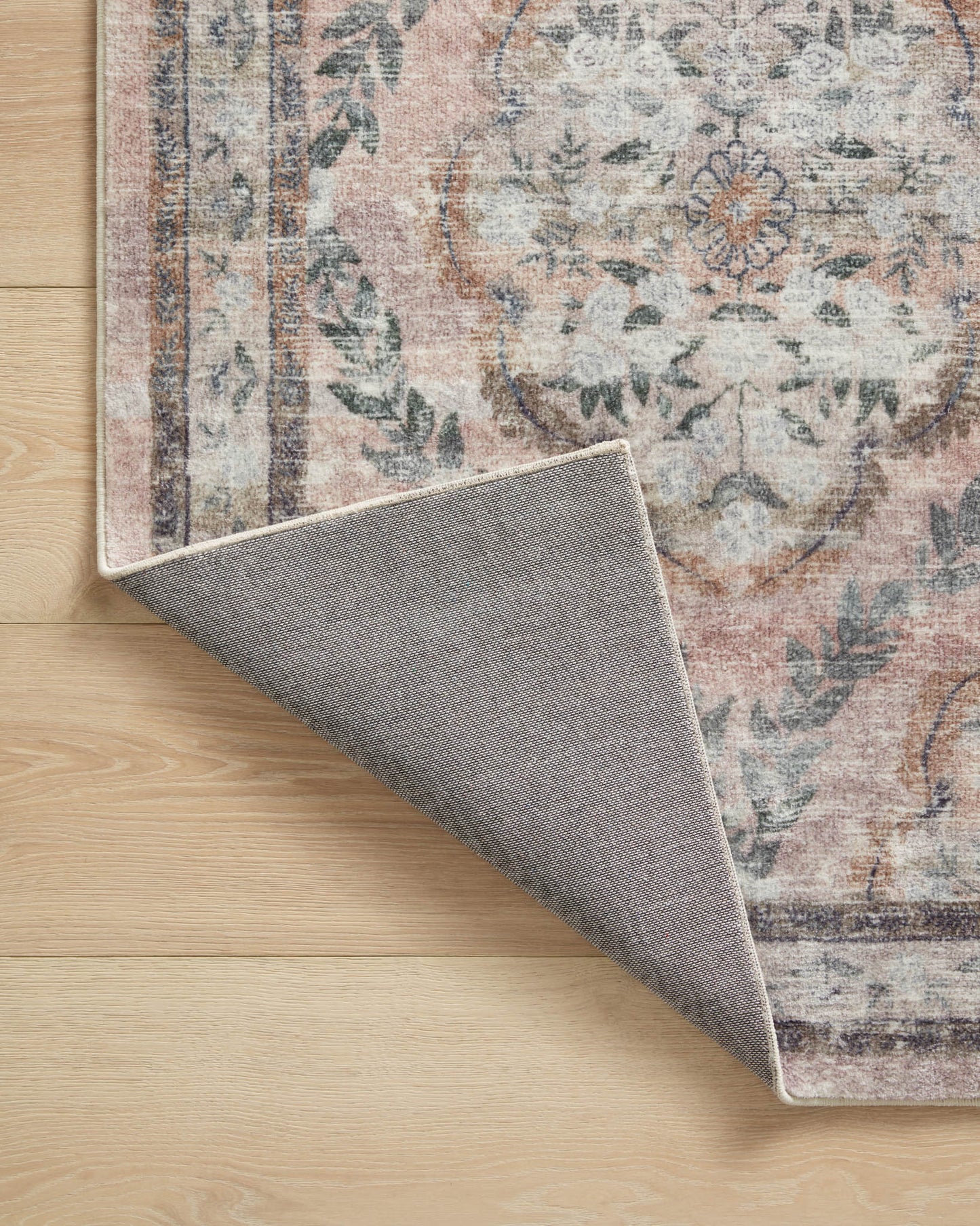 Rifle Paper Co x Loloi Courtyard Rug - Chateau Blush