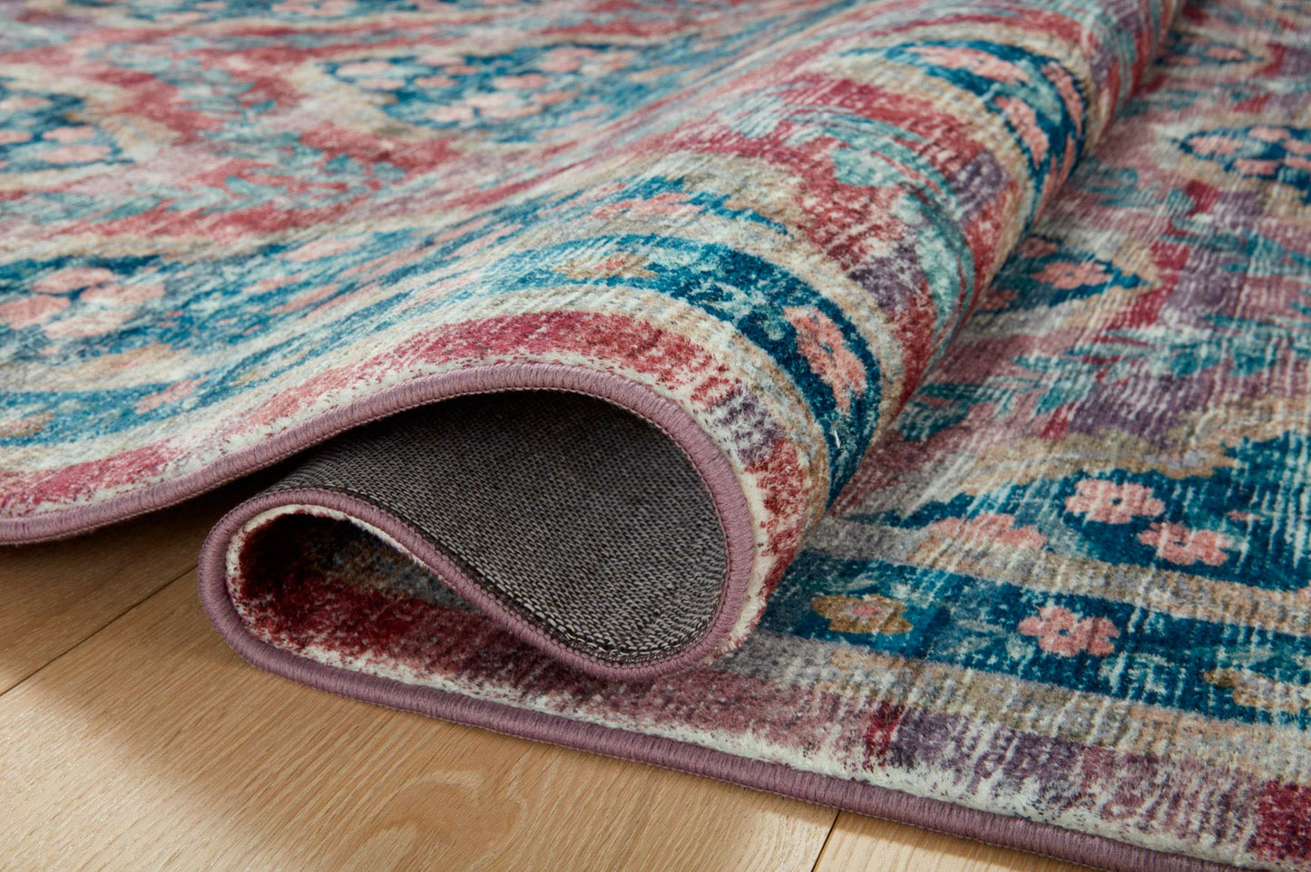 Rifle Paper Co x Loloi Courtyard Rug - Chateau Red