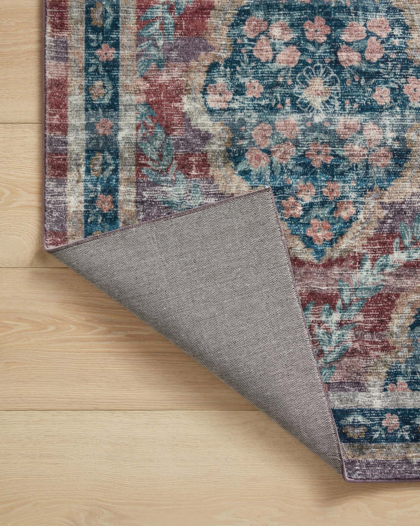 Rifle Paper Co x Loloi Courtyard Rug - Chateau Red