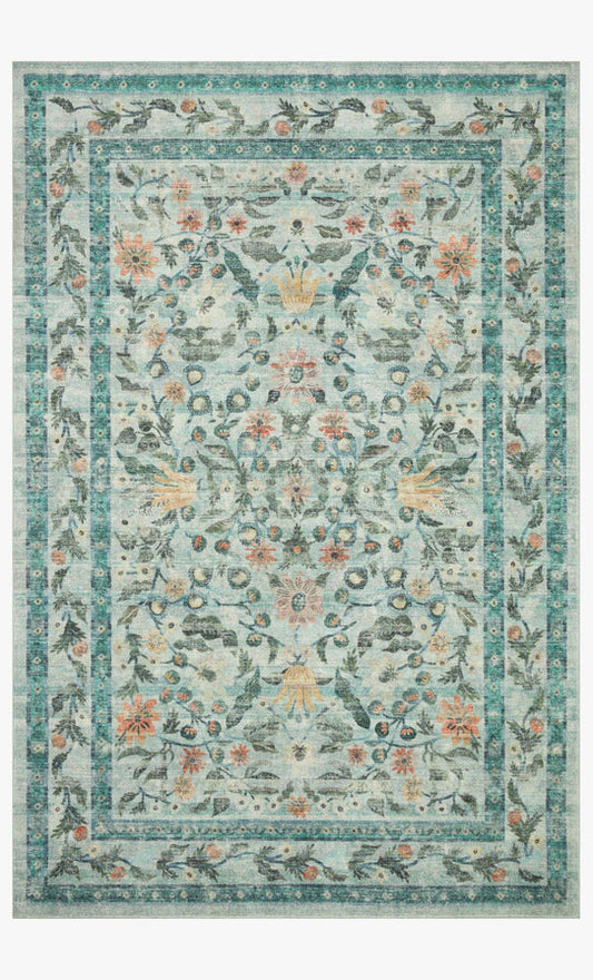Rifle Paper Co x Loloi Courtyard Rug - Eve Sage