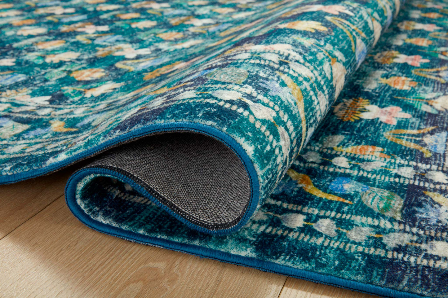 Rifle Paper Co x Loloi Courtyard Rug - Hadley Emerald