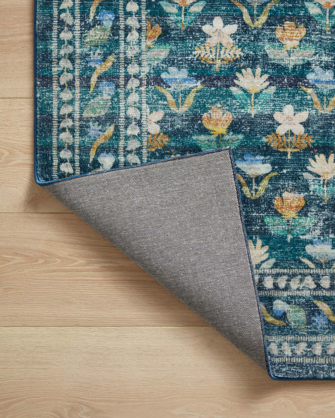 Rifle Paper Co x Loloi Courtyard Rug - Hadley Emerald