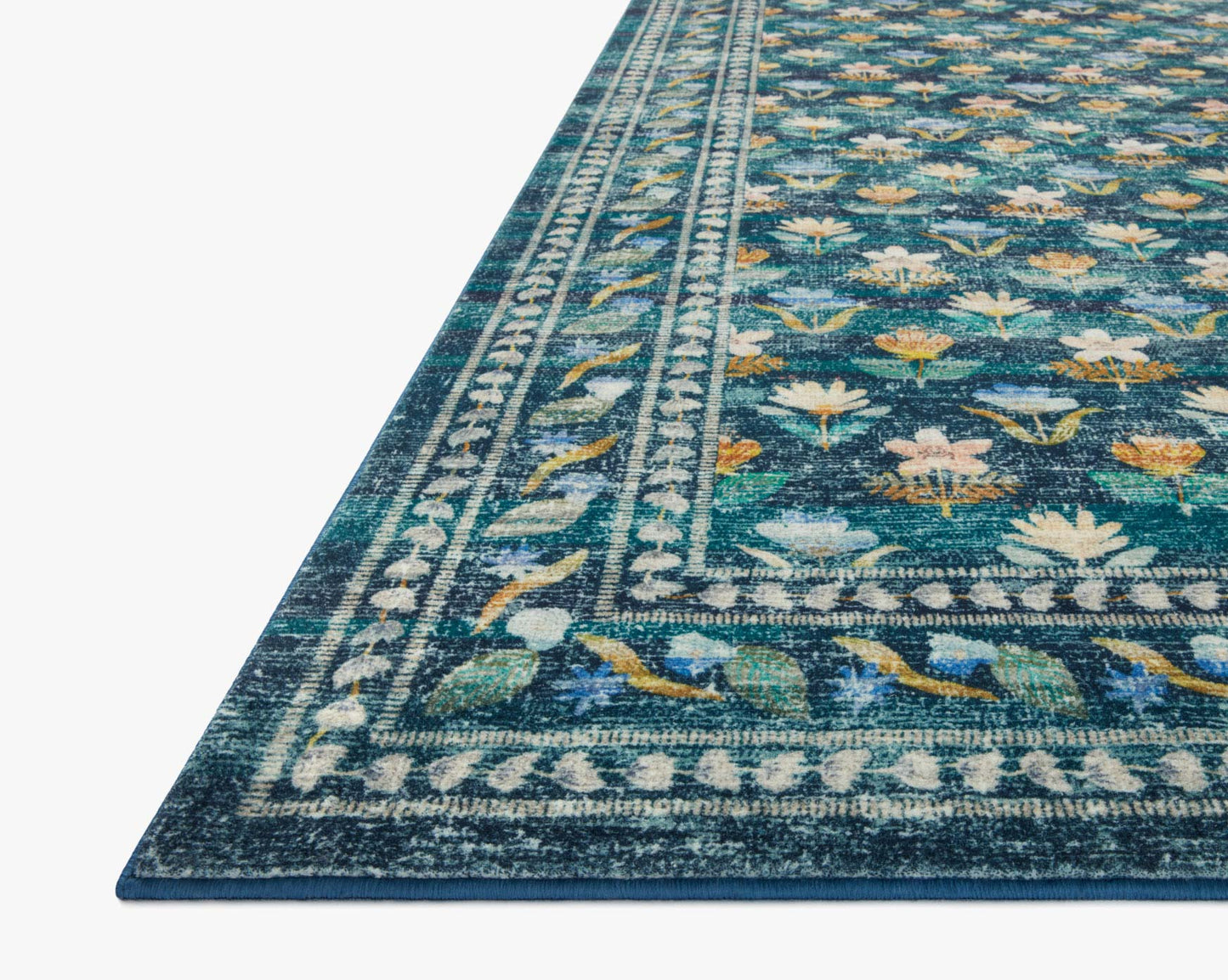 Rifle Paper Co x Loloi Courtyard Rug - Hadley Emerald