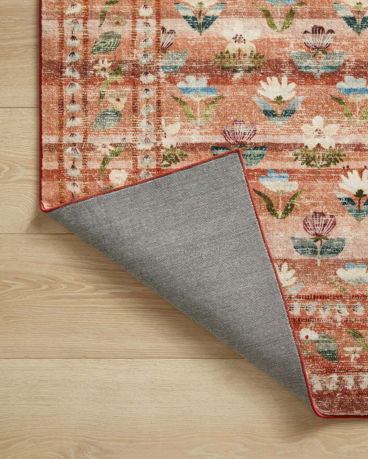 Rifle Paper Co x Loloi Courtyard Rug - Hadley Terracotta