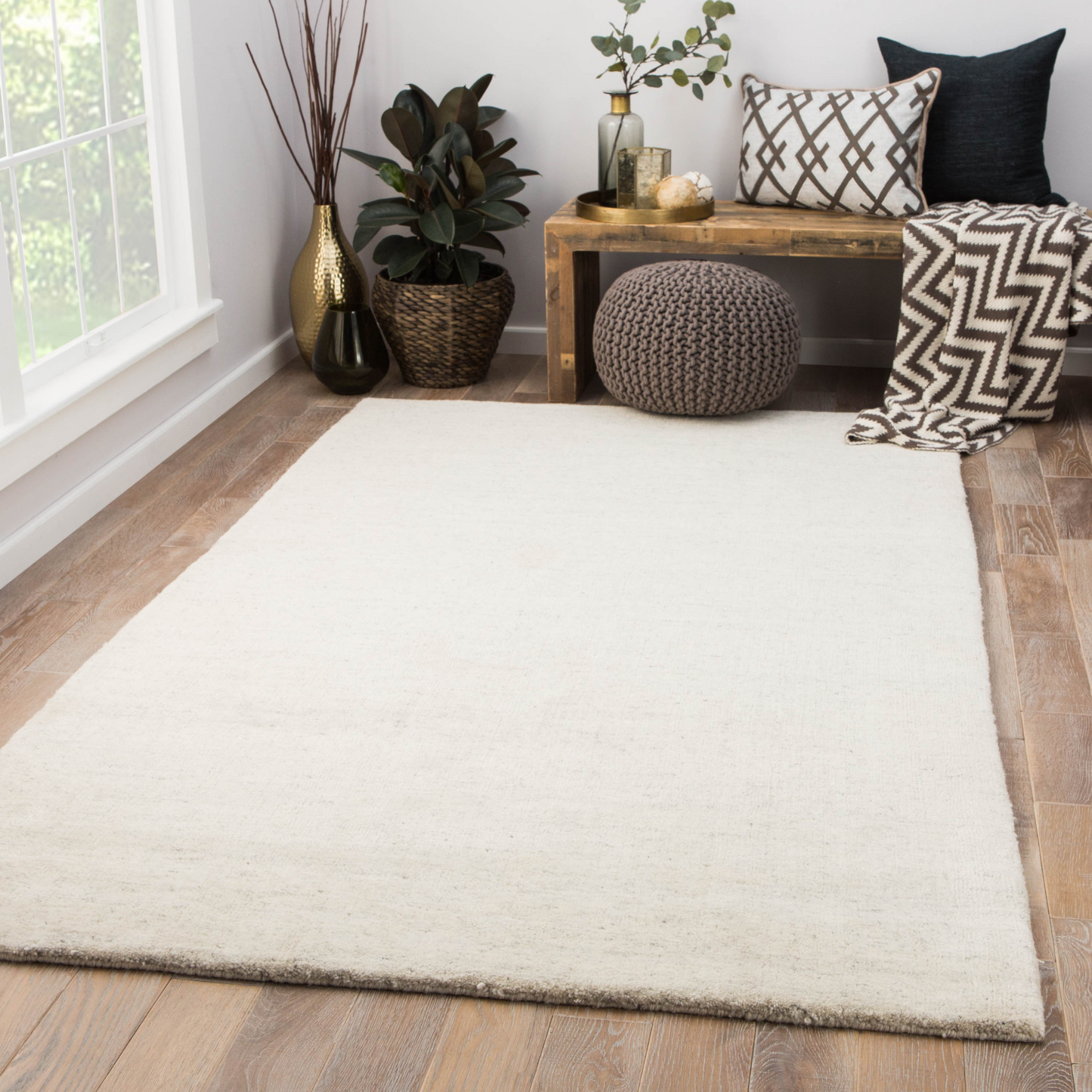 Cybil Undyed Wool Rug - Available in a Variety of Sizes