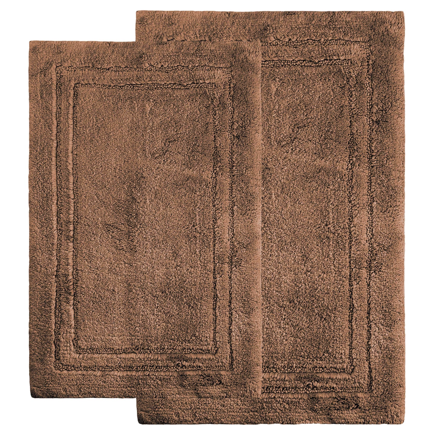 Cotton Non Slip 2 Piece Bath Rug Set