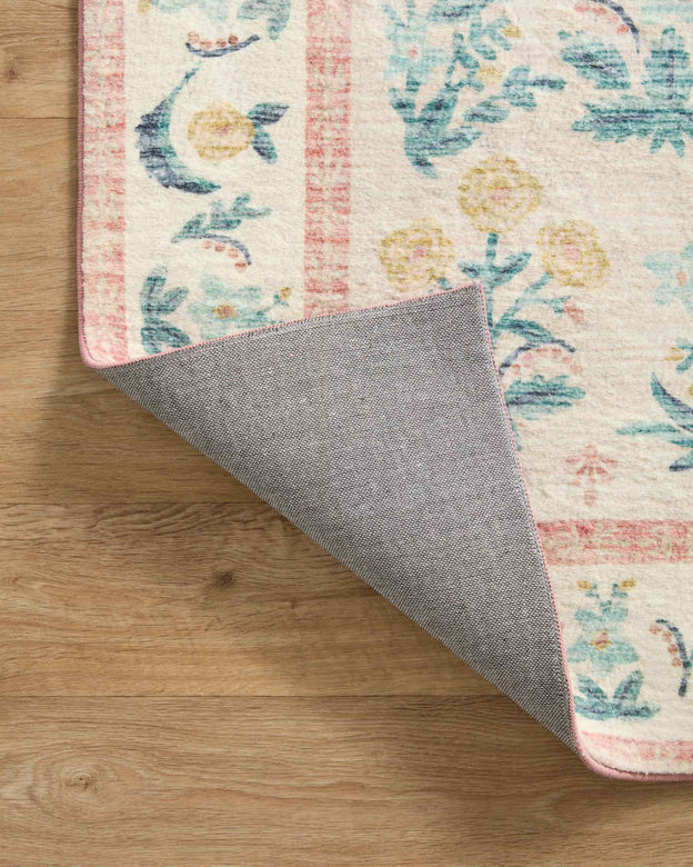 Rifle Paper Co x Loloi Eden Rug - Mughal Rose Blush