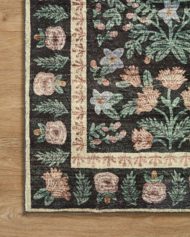Rifle Paper Co x Loloi Eden Rug - Mughal Garden Black