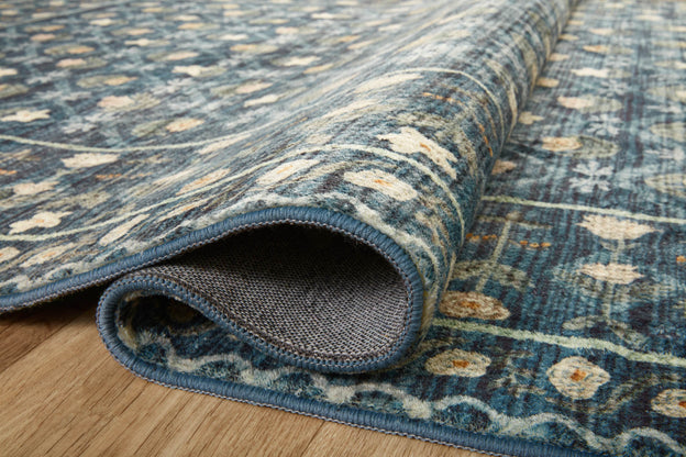 Rifle Paper Co x Loloi Eden Rug - Lattice Indigo