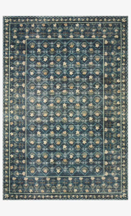 Rifle Paper Co x Loloi Eden Rug - Lattice Indigo