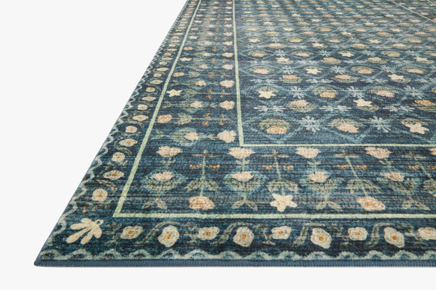 Rifle Paper Co x Loloi Eden Rug - Lattice Indigo