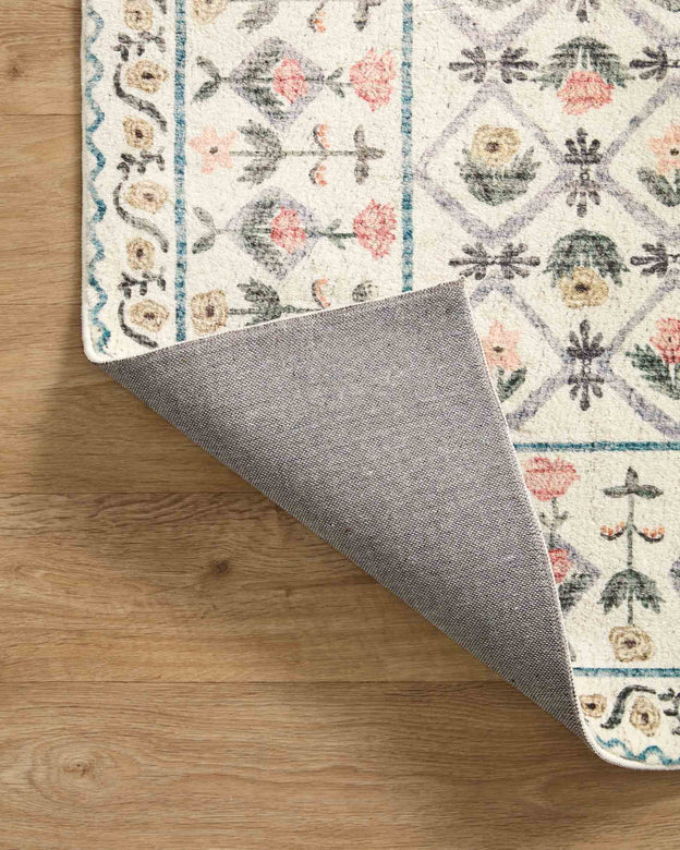 Rifle Paper Co x Loloi Eden Rug - Lattice Ivory