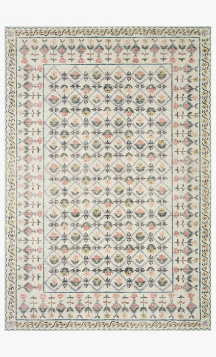 Rifle Paper Co x Loloi Eden Rug - Lattice Ivory