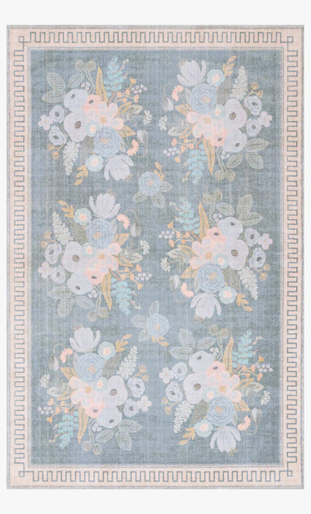 Rifle Paper Co x Loloi Jardin Rug - Marseille Grey (Final Sale)