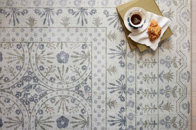 Rifle Paper Co x Loloi Maison Rug - Rosette Ivory