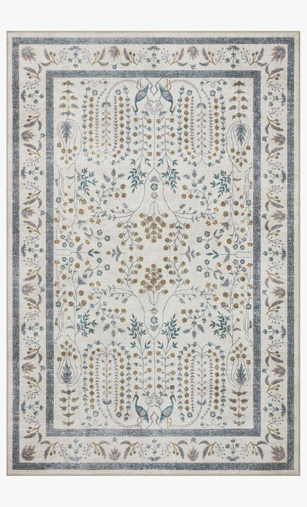 Rifle Paper Co x Loloi Maison Rug - Wisteria Cream