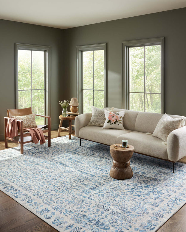 Rifle Paper Co x Loloi Maison Rug - Grove Blue