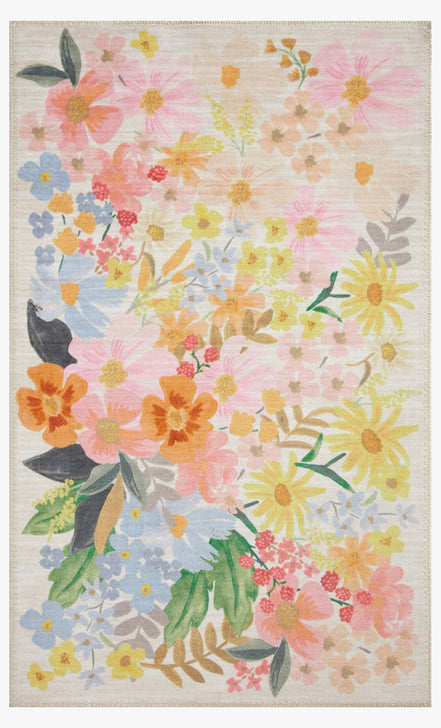 Rifle Paper Co x Loloi Meadow Rug - Marguerite Cream (Final Sale)