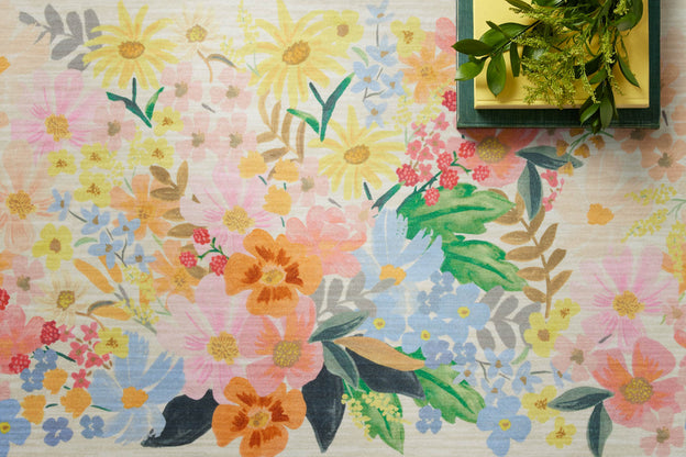 Rifle Paper Co x Loloi Meadow Rug - Marguerite Cream (Final Sale)