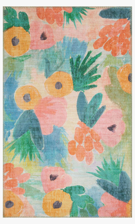 Rifle Paper Co x Loloi Meadow Rug - Clementine Multi (Final Sale)