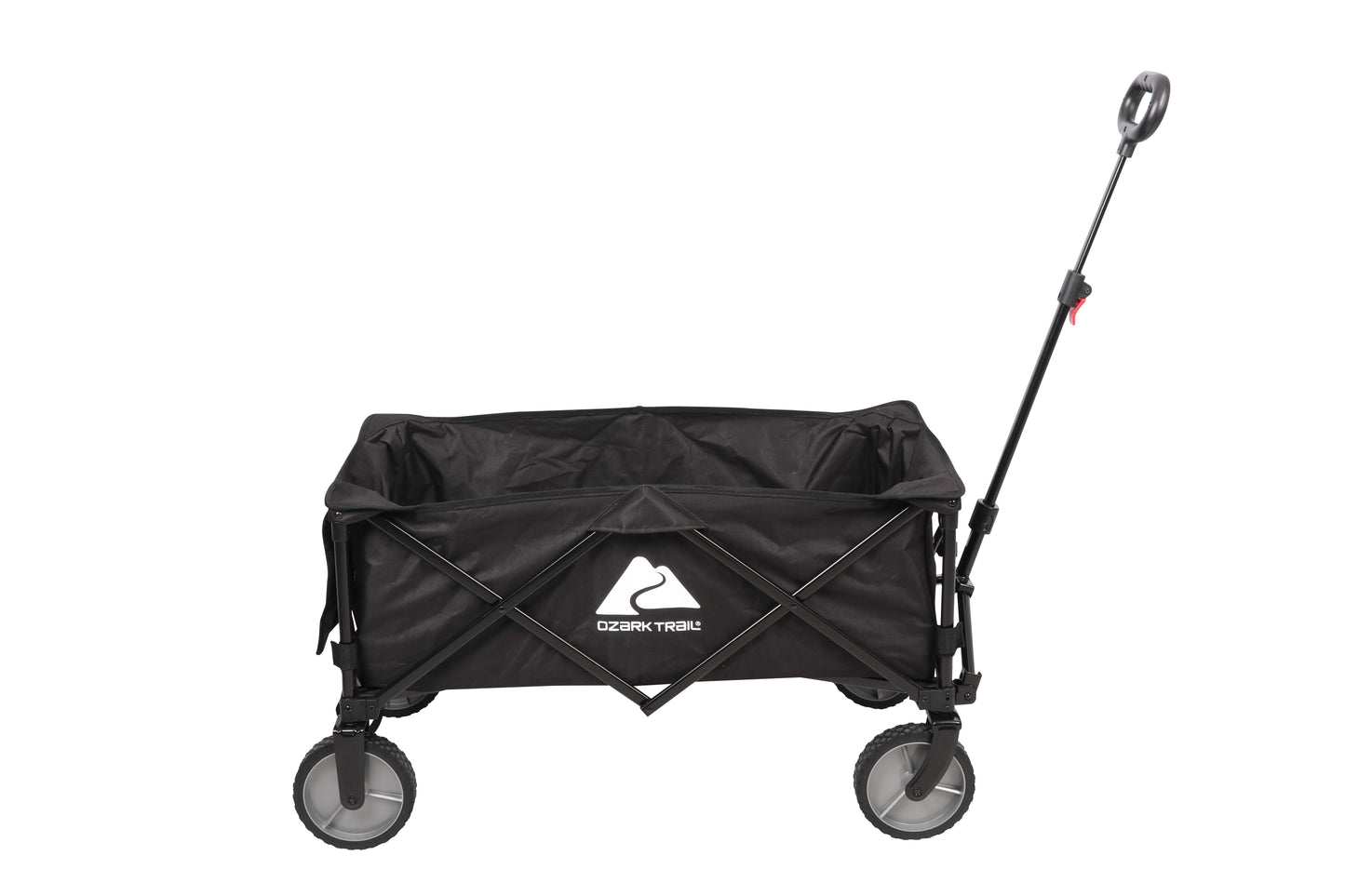 Ozark Trail Folding Multipurpose Camp Wagon Cart, Black