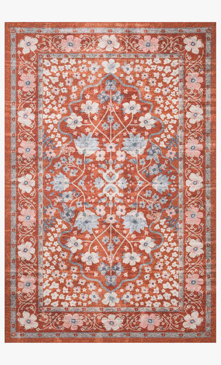 Rifle Paper Co x Loloi Palais Rug - Meadow Crimson