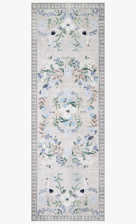 Rifle Paper Co x Loloi Palais Rug - Luxembourg Stone