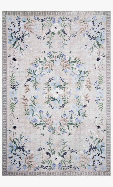 Rifle Paper Co x Loloi Palais Rug - Luxembourg Stone